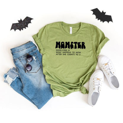 Halloween Momster Definition Short Sleeve Tee