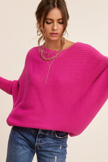 Off Shoulder Sweater