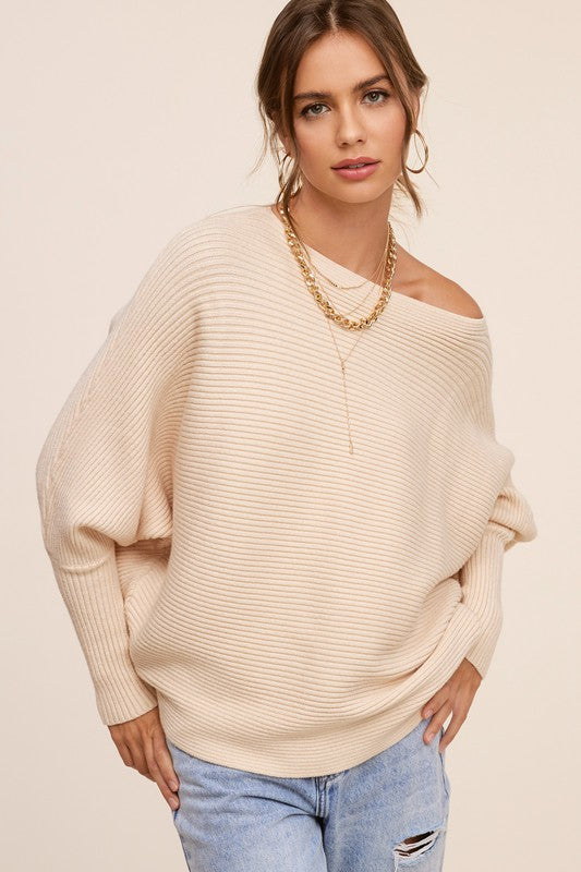 Off Shoulder Sweater