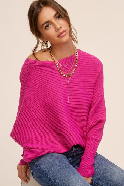 Off Shoulder Sweater