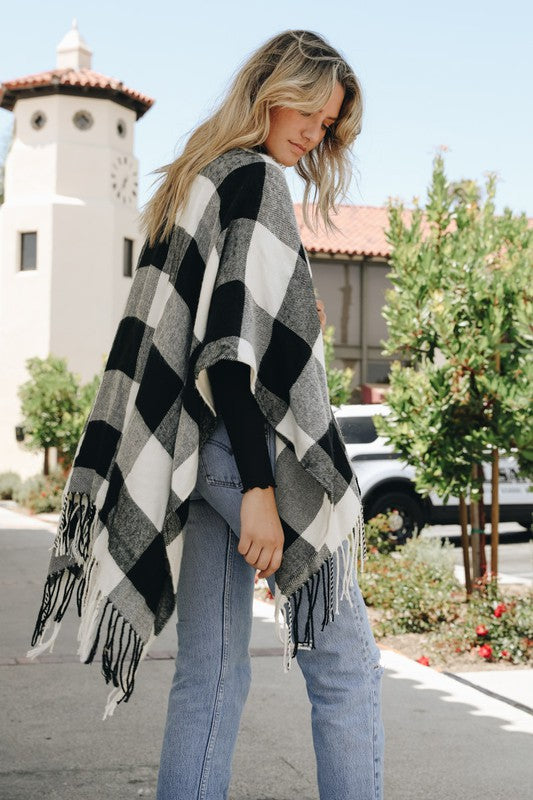 Plaid & Perfect Poncho