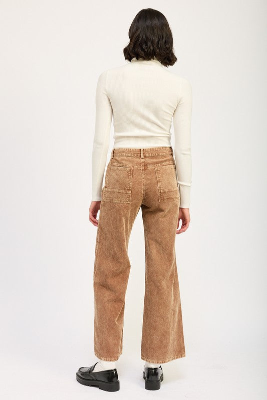 Distressed Corduroy Pant