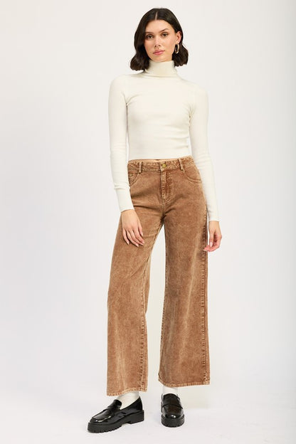 Distressed Corduroy Pant