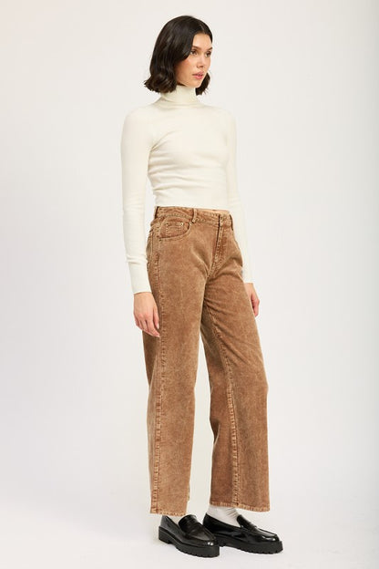 Distressed Corduroy Pant