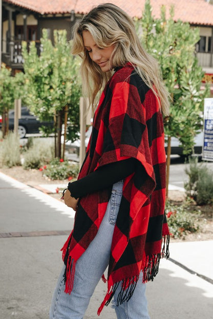 Plaid & Perfect Poncho