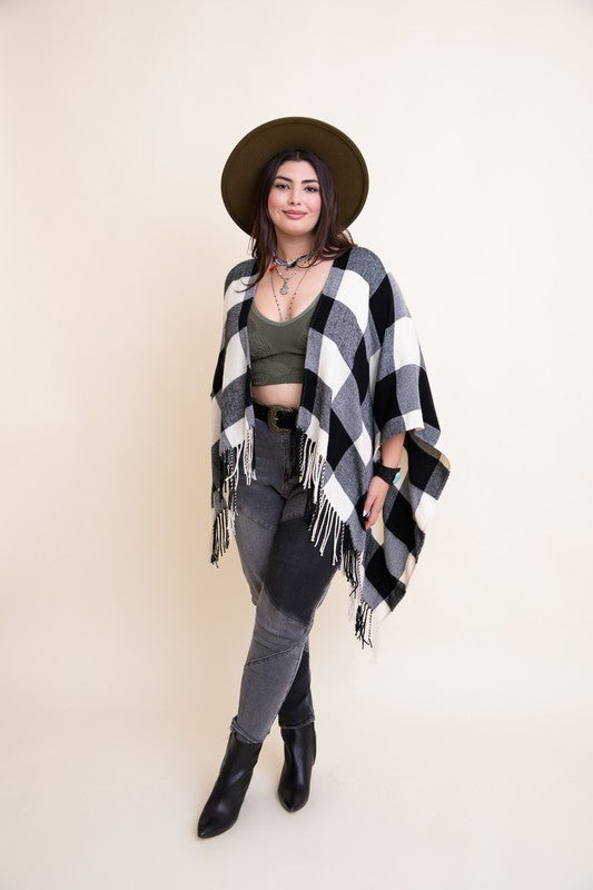 Plaid & Perfect Poncho