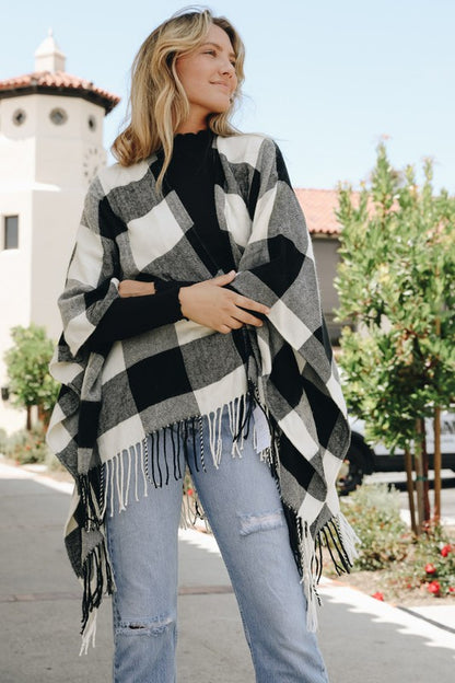 Plaid & Perfect Poncho