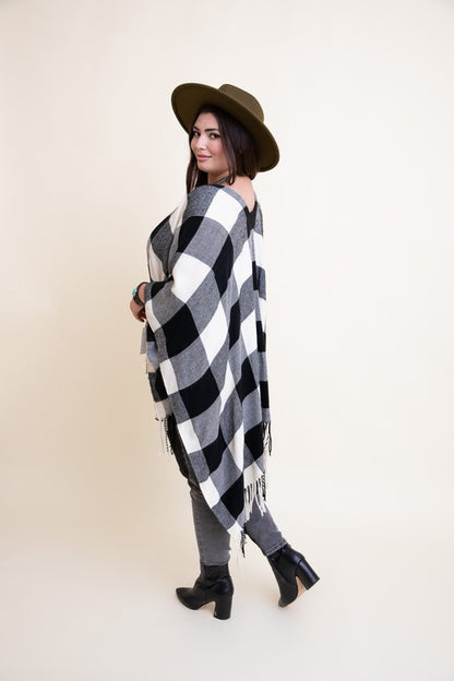 Plaid & Perfect Poncho